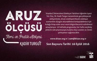 Aruz Ölçüsü (Teori ve Pratik) Atölyesi