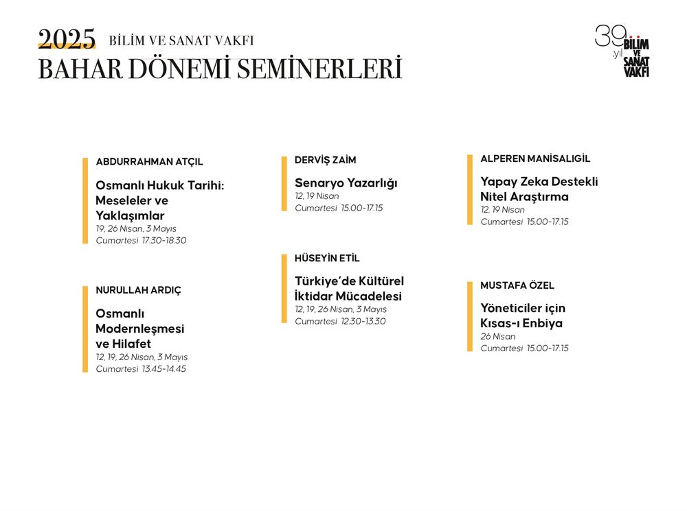2025 Bahar Seminerleri programı 4