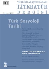 11 - Türk Sosyoloji Tarihi 