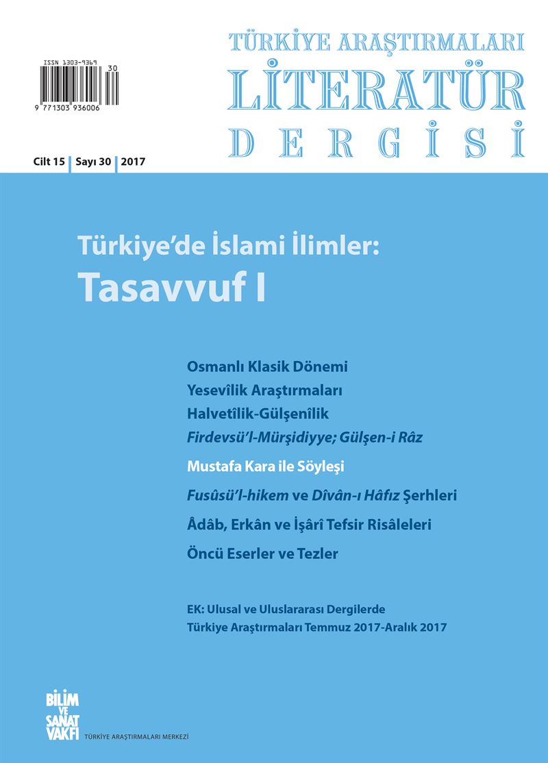30 Türkiye'de İslami İlimler: Tasavvuf I