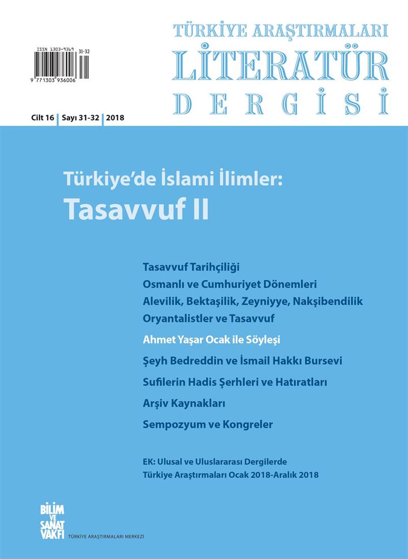 31/32 Türkiye'de İslami İlimler: Tasavvuf II