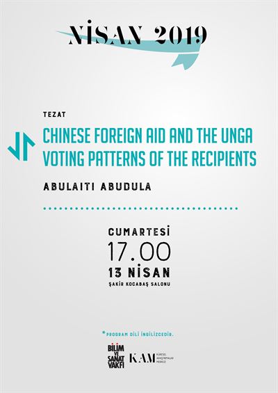 Chinese Foreign Aid and The Unga Voting Patterns of the Recipients
