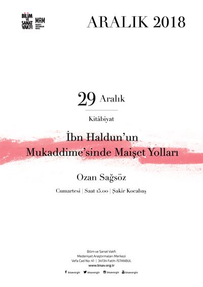 İbn Haldun'un Mukaddime'sinde Maişet Yolları 