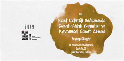 Kant Estetiği Bağlamında Sanat-Ahlak Bağıntısı ve Kavramsal Sanatın Zemini