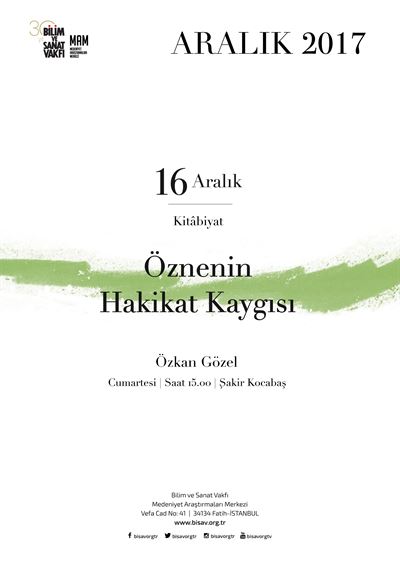 Öznenin Hakikat Kaygısı